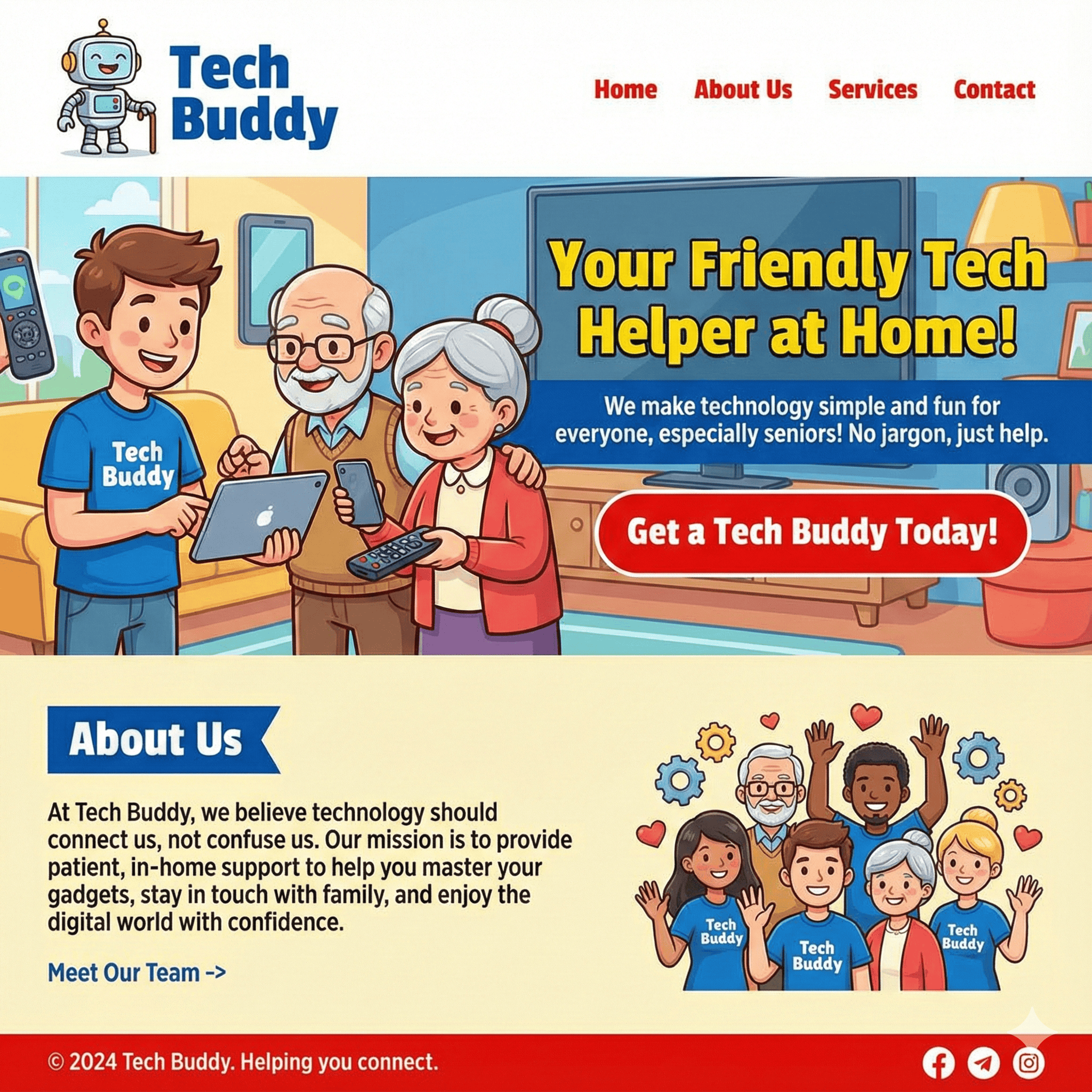 Tech Buddy Mock Up